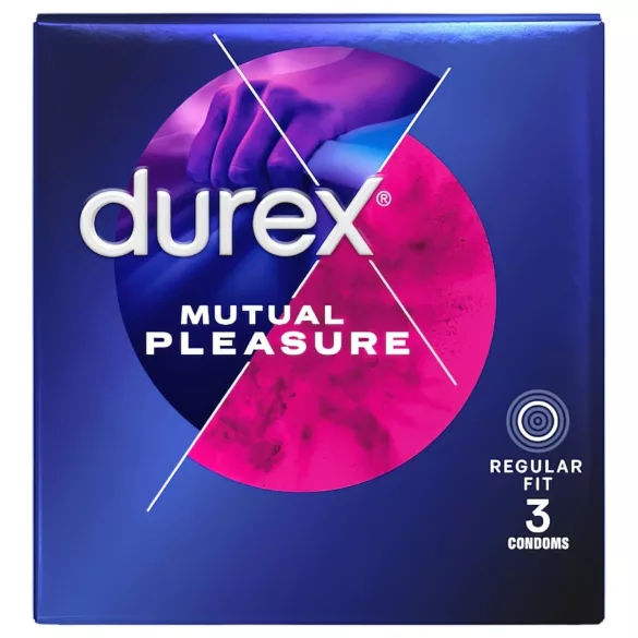 Durex Mutual Pleasure - kondomi za odlaganje ejakulacije (3 kom)