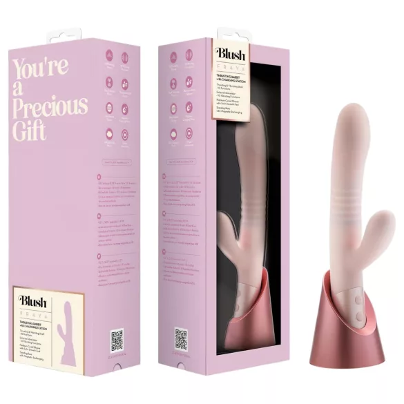 Blush Fraya - vibrator sa klitoralnom ručkom (ružičasti)