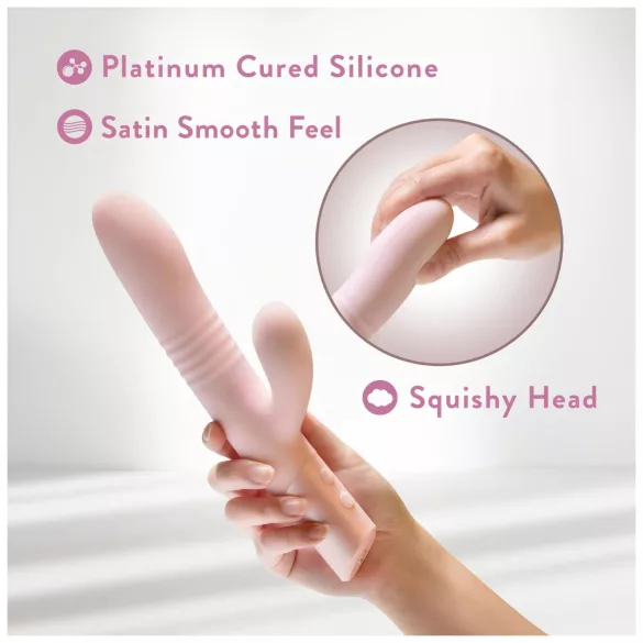 Blush Fraya - vibrator sa klitoralnom ručkom (ružičasti)