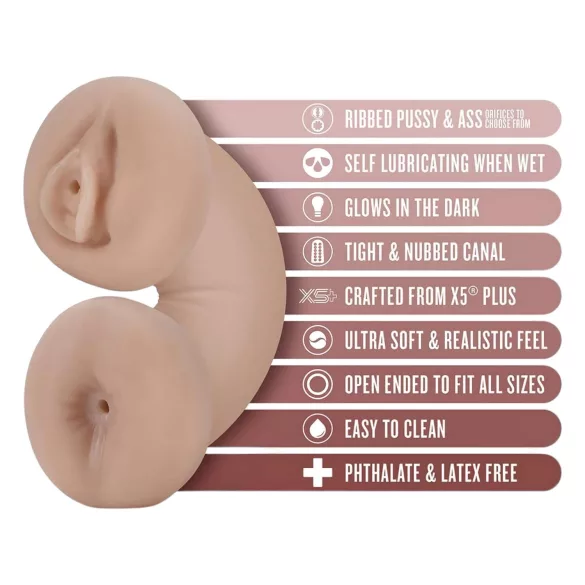 Enlust Tasha - svetleća vagina i guza sa AI slikama (prirodna)