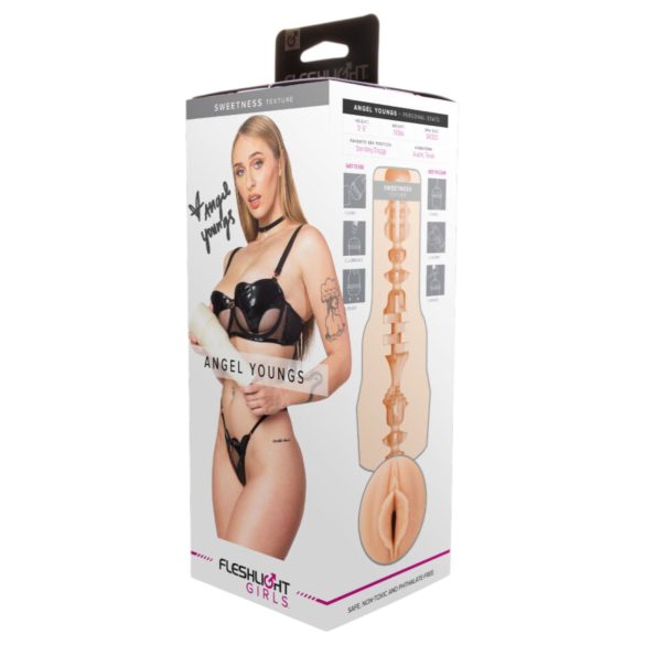 Fleshlight Angel Youngs - realistična vagina (natur)