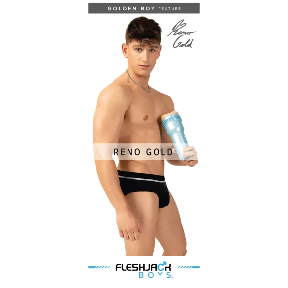 Fleshjack Reno Gold - realistični masturbator za zadnjicu (naturalan)