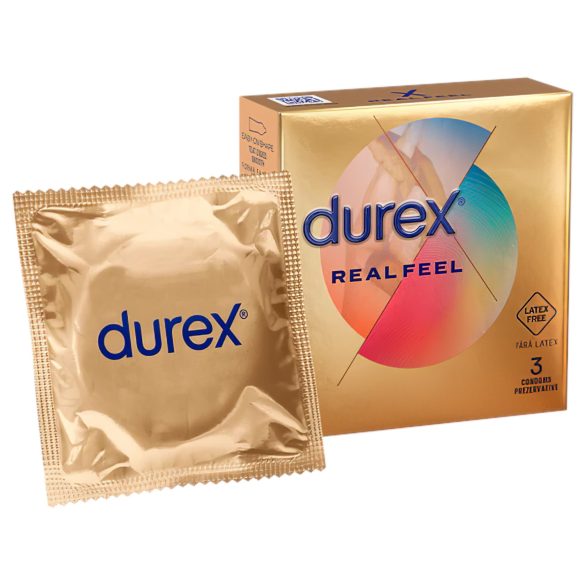 Durex Real Feel - kondomi bez lateksa (3 kom)