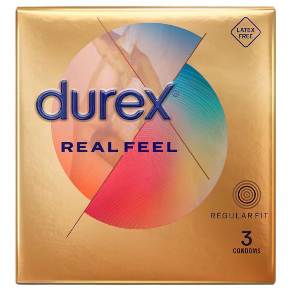 Durex Real Feel - kondomi bez lateksa (3 kom)
