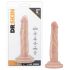 Dr. Skin 5 - realist. dildo sa vakumom - prirodno (14,5cm)