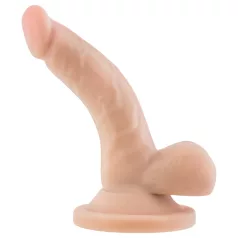 Dr. Skin 4 - Prirodni dildo sa testisima i vakumom (12cm)