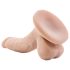 Dr. Skin 4 - Prirodni dildo sa testisima i vakumom (12cm)