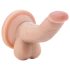 Dr. Skin 4 - Prirodni dildo sa testisima i vakumom (12cm)