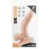 Dr. Skin 4 - Prirodni dildo sa testisima i vakumom (12cm)