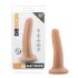 Dr. Skin 5,5 - Pravi dildo sa vakumom - prirodna boja (14cm)