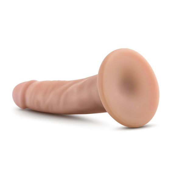 Dr. Skin 5,5 - Pravi dildo sa vakumom - prirodna boja (14cm)