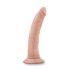Dr. Skin 7,5 - realistični dildo sa vakuum osnovom - prirodan (17,5cm)