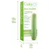Gaia Eco M - ekološki vibrator (zeleni) - srednja veličina