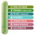 Gaia Eco M - ekološki vibrator (zeleni) - srednja veličina