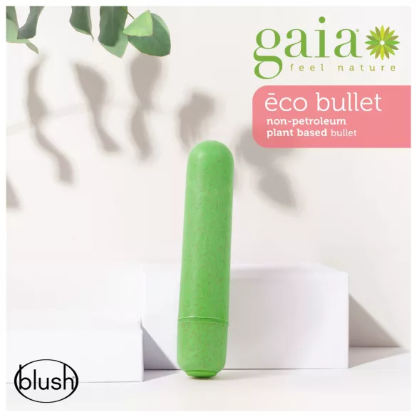 Gaia Eco M - ekološki vibrator (zeleni) - srednja veličina