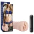 M for Men Ashley - Vibrirajuća prirodna vagina