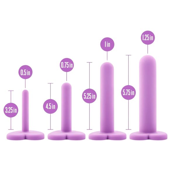 Blush Wellness - set vaginalnih dilatatora (ljubičasti)
