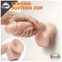 blush Dr. Skin Glide реалистични дилдо - 21,5 cm, са тестисима