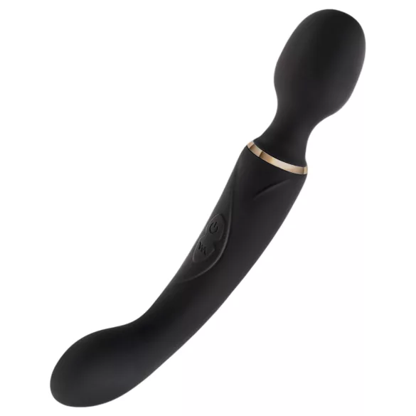 Blush Lush - 2 u 1 wand i G-tačka vibrator (crni)