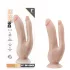 Dr. Skin 8 - Dupli Dildo sa Vakuumom (Natur)