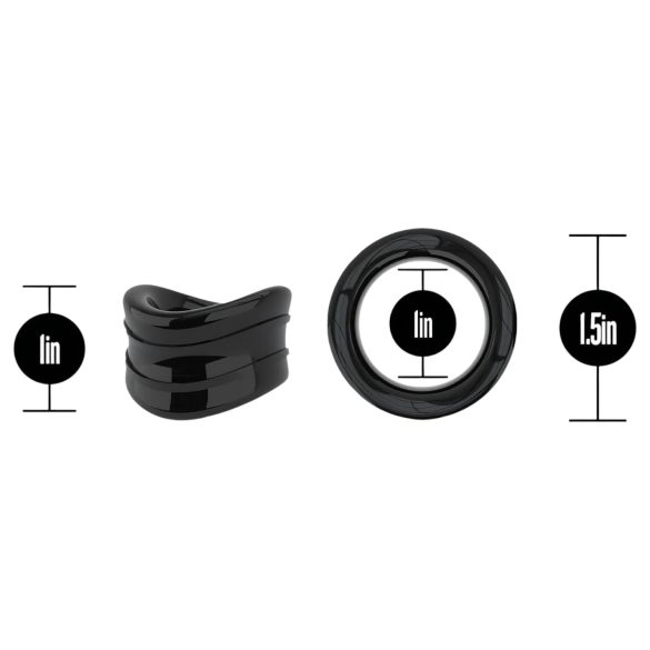 Stay Hard Goveđe - čvrsti proširivač (crna)