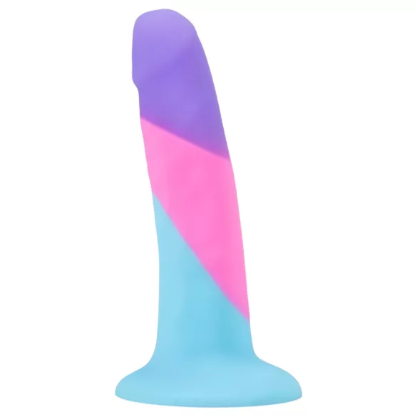 Avant Vizija Ljubavi - šareni dildo sa vakuumskim postoljem