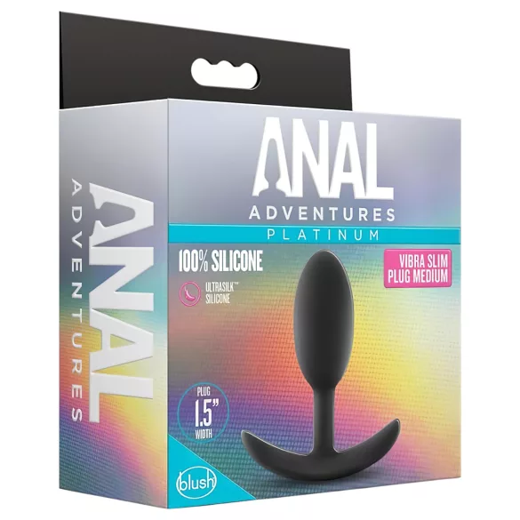 Analna Avantura Platinum M - analni čep - crni (srednji)