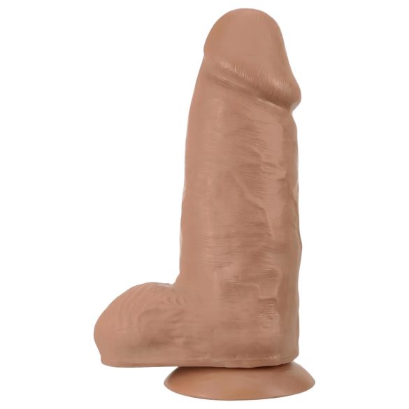 Blush Chub – realistični dildo sa prijanjajućom bazom, 18 cm (natur)