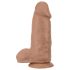 Blush Chub – realistični dildo sa prijanjajućom bazom, 18 cm (natur)
