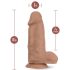 Blush Chub – realistični dildo sa prijanjajućom bazom, 18 cm (natur)