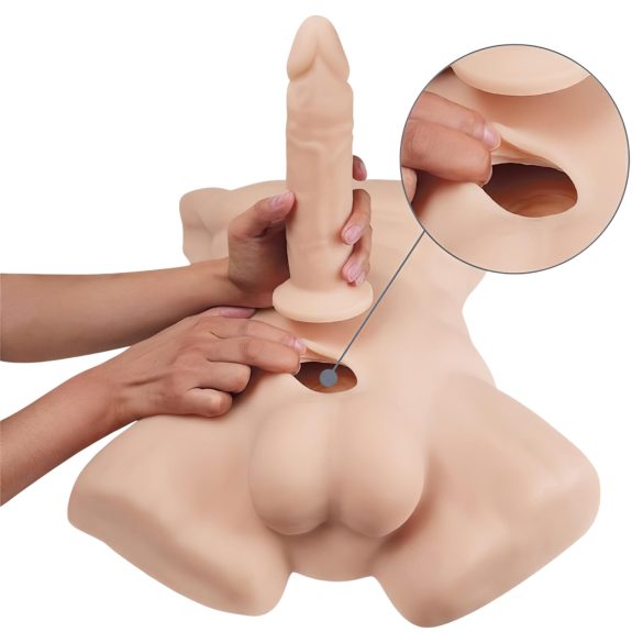 Silexd Apollo - muški torzo (prirodna boja)