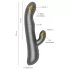 Oninder Oslo - rotirajući vibrator sa fleksibilnom klitorisnom ručicom (crni)