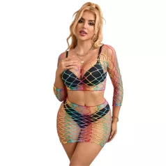 Subblime 952440 - mrežasti komplet u duginim bojama (S-L)