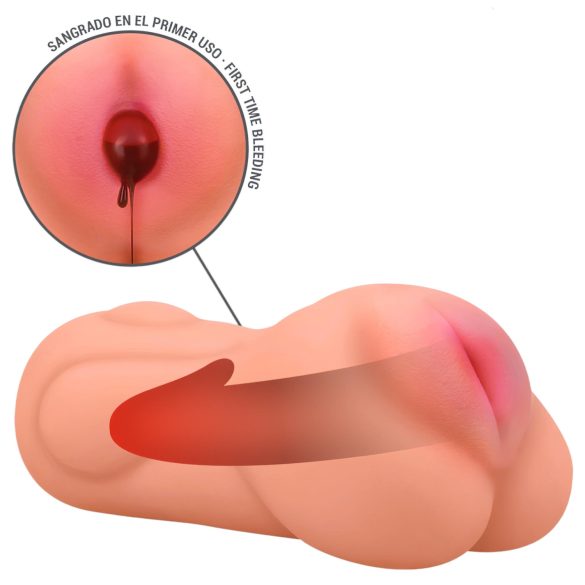 Intenzivni Prvi Put Sofija - realistično devičanskaa masturbator vagina (natur)