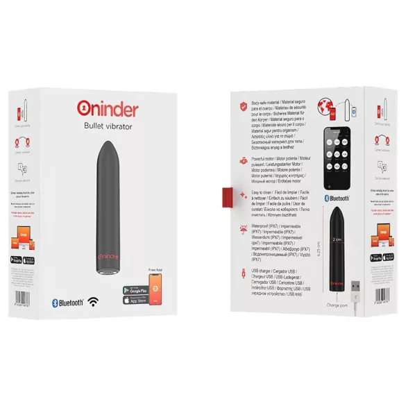 Pametna mini vibrator Oninder (crni)