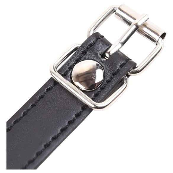 Latetobed - silikonski gag u obliku usana (crna)