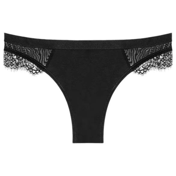 Adalet Flora normal - menstrualne gaćice (crne) - L