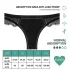 Adalet Flora normal - menstrualne gaćice (crne) - L