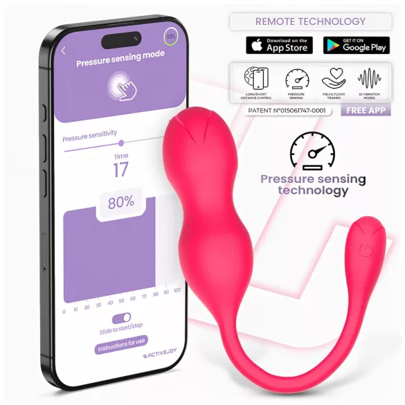 INTOYOU Kyra Pelvic - pametna, vibraciona kegel duo (pink)