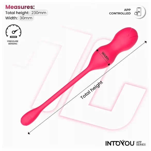 INTOYOU Kyra Pelvic - pametna, vibraciona kegel duo (pink)