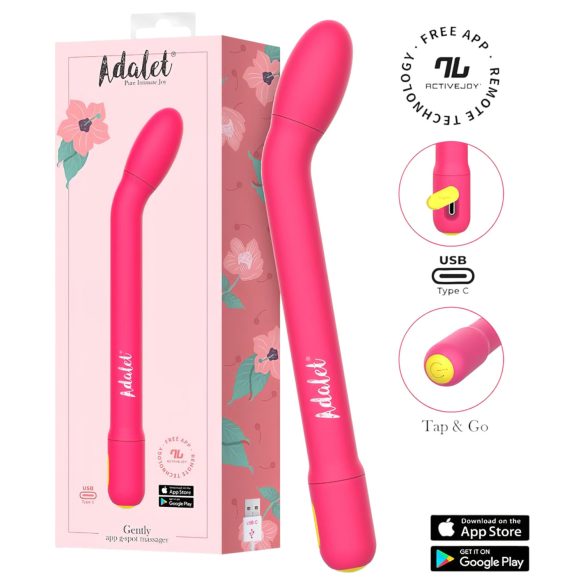 Adalet Gently - pametni G-tačka i prostata vibrator (roze)