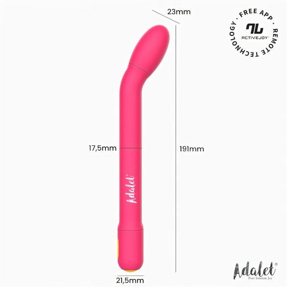Adalet Gently - pametni G-tačka i prostata vibrator (roze)