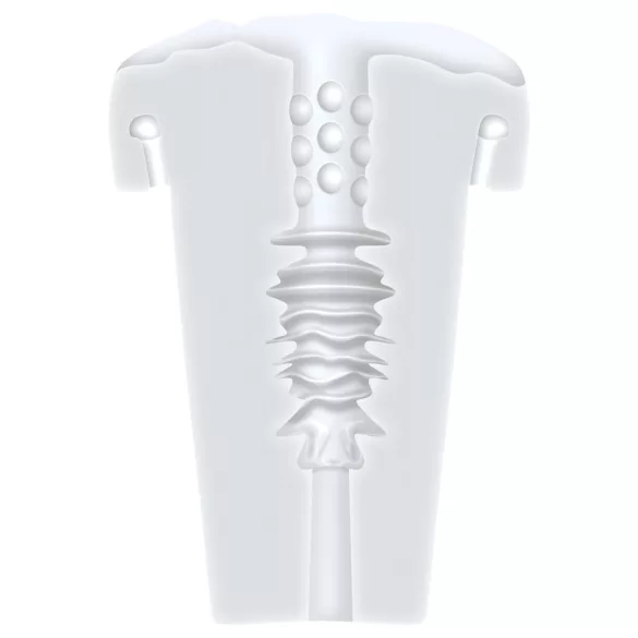 Zero Tolerance - Bežični vibrirajući i usisni masturbator (prozirni)