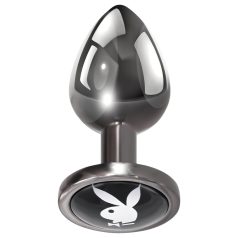 Playboy Tux analni plug - mali (srebrni)