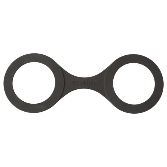 Sei Mio - silikonske lisice - L (crne)