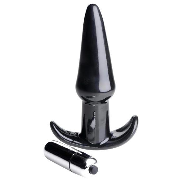 Frisky glatki crni analni vibrator