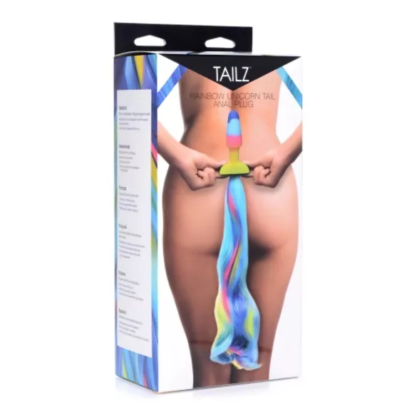 TAILZ - jednorog, silikonski analni čep (duga)