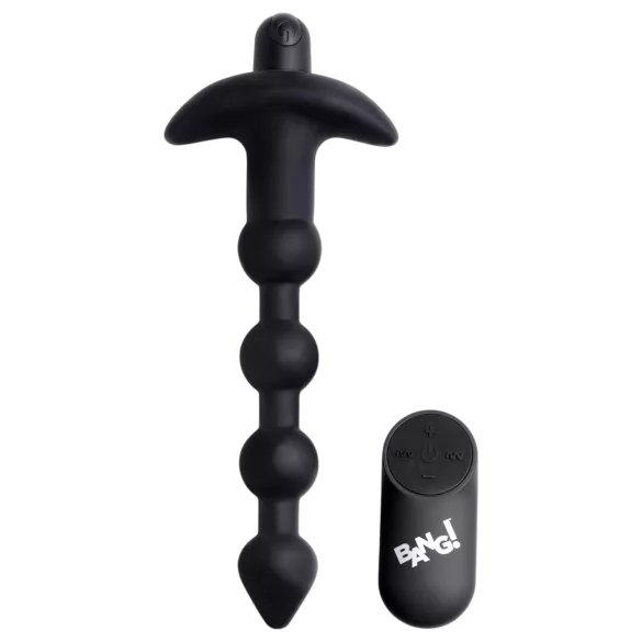 Bang! - bežični analni vibrator sa baterijom (crni)