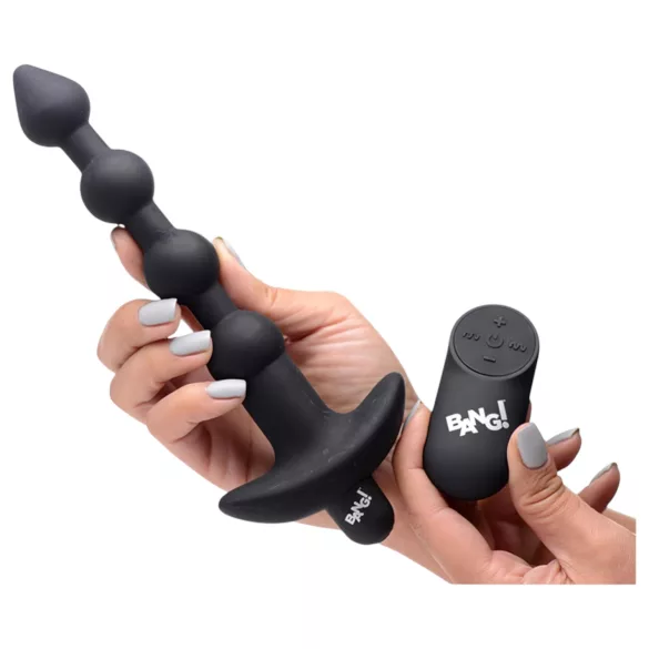 Bang! - bežični analni vibrator sa baterijom (crni)