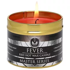   XR Brands - Fever - parafinska sveća za telo (crvena, 120 g)